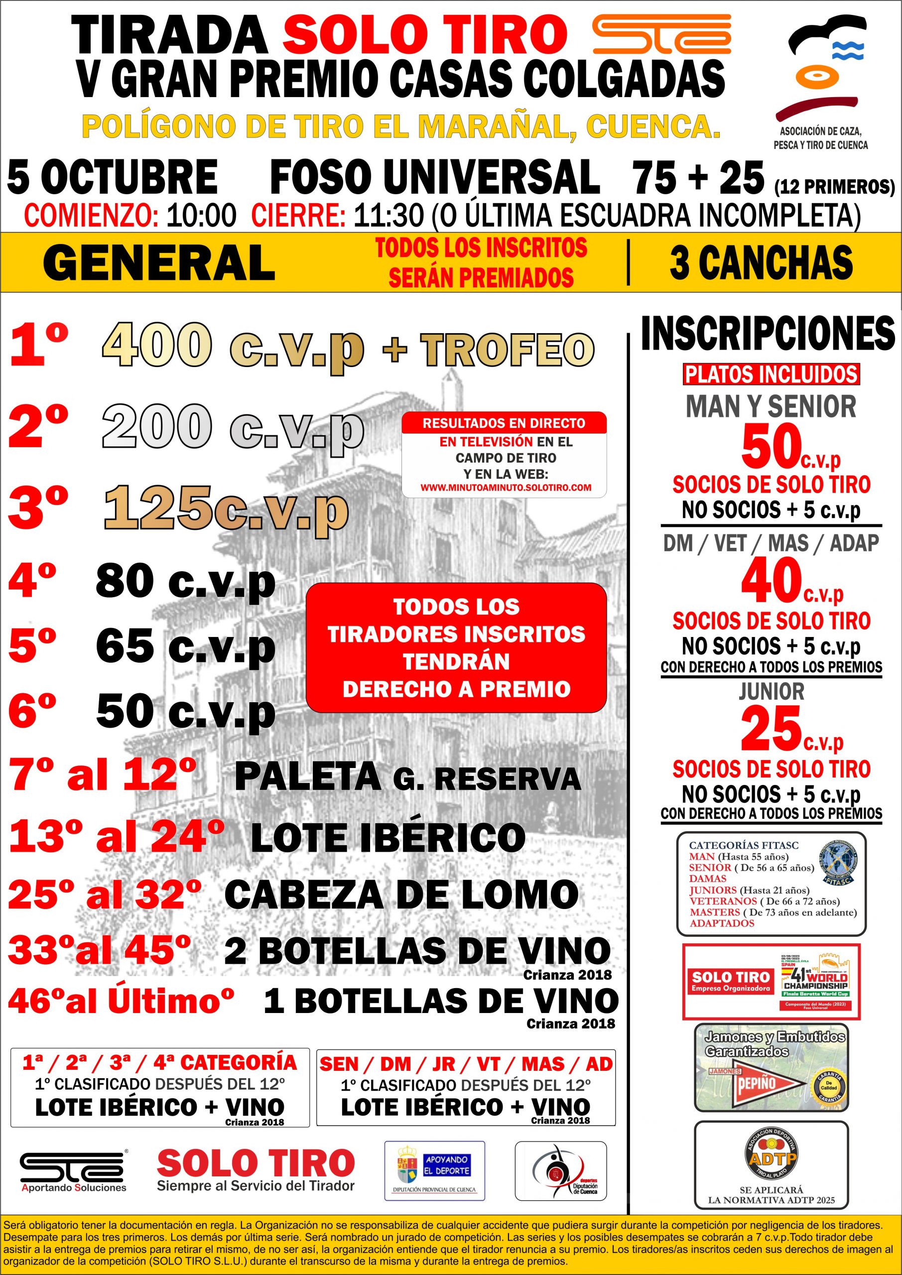 Tirada SOLO TIRO – V Gran Premio Casas Colgadas de Cuenca F.U. en El Marañal