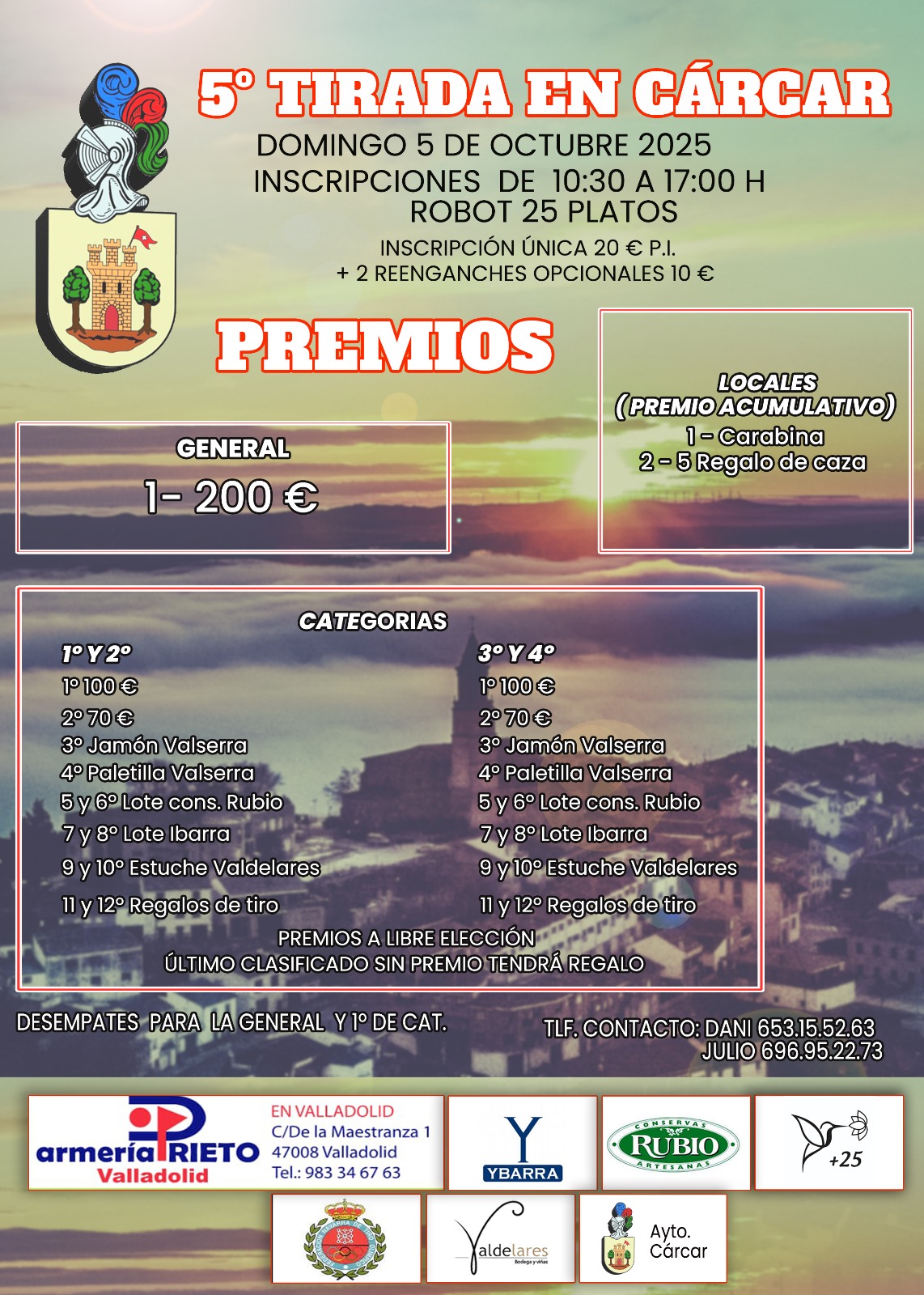 5ª Tirada al Plato ROBOT en Cárcar (Navarra).