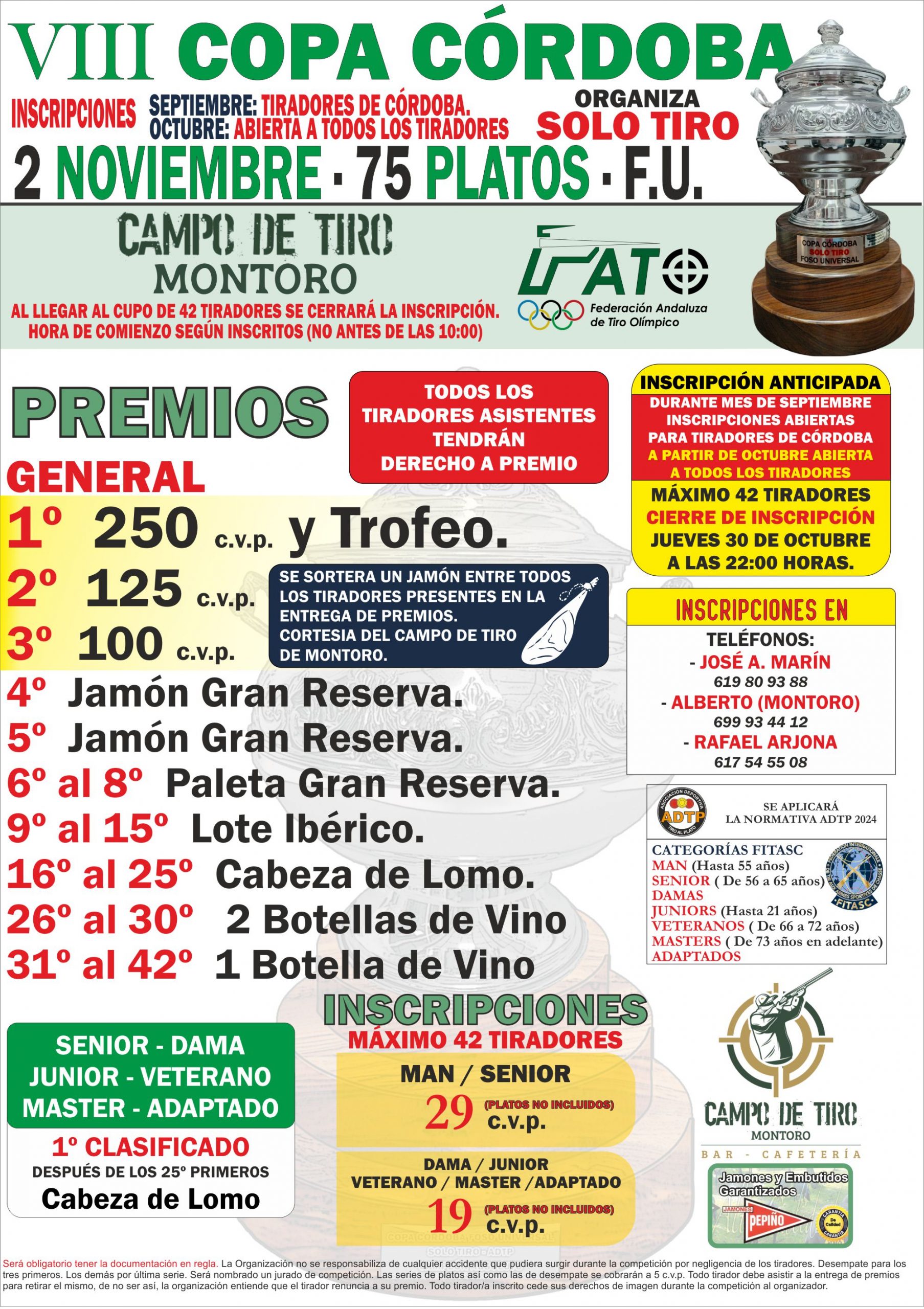 VIII Copa Córdoba Foso Universal en Montoro Córdoba