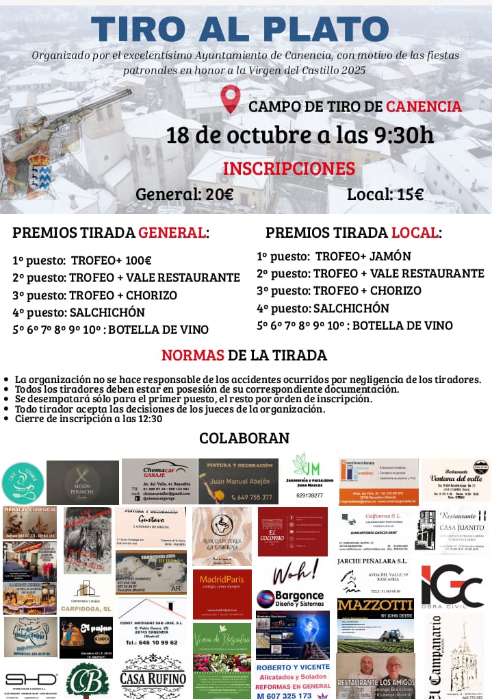 Tirada al Plato ROBOT en Canencia (Madrid).