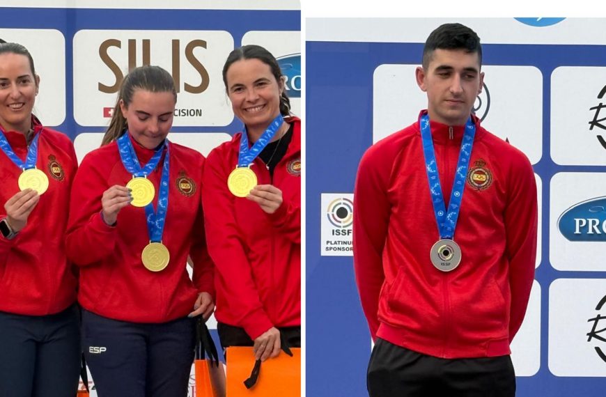 Andrés García Plata y Oro para el equipo Damas en el Campeonato del Mundo ISSF