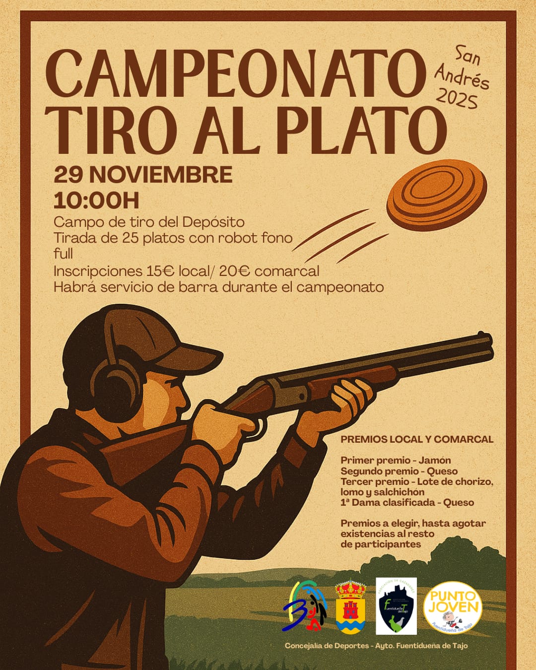 Tirada al Plato ROBOT en Fuentidueña de Tajo (Madrid).