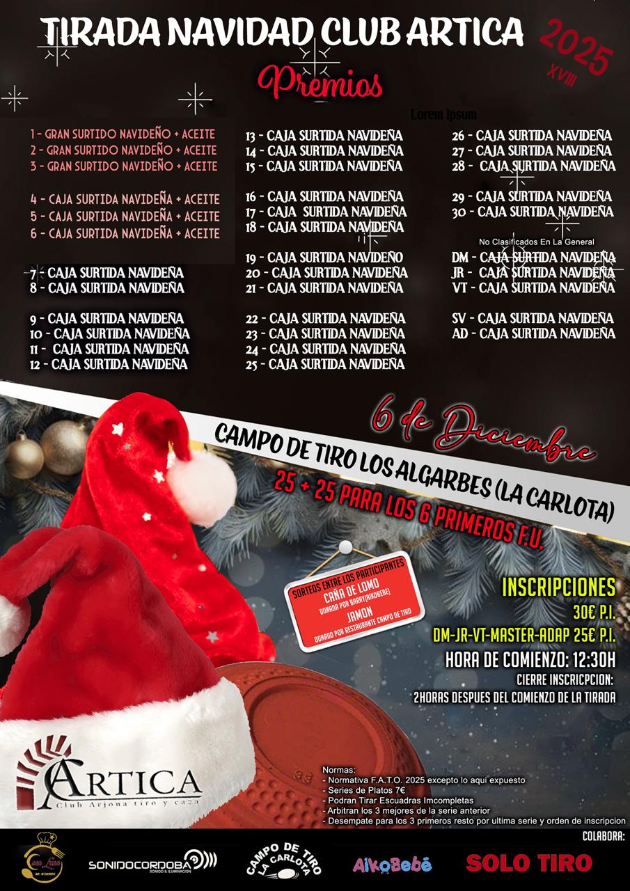 Tirada Club Ártica Foso Universal en La Carlota (Córdoba)