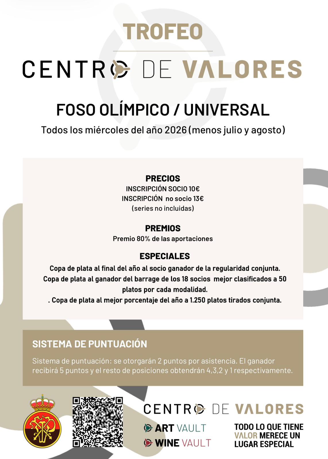 Trofeo Centro de Valores F.U. en el Campo de Tiro Somontes (Madrid).