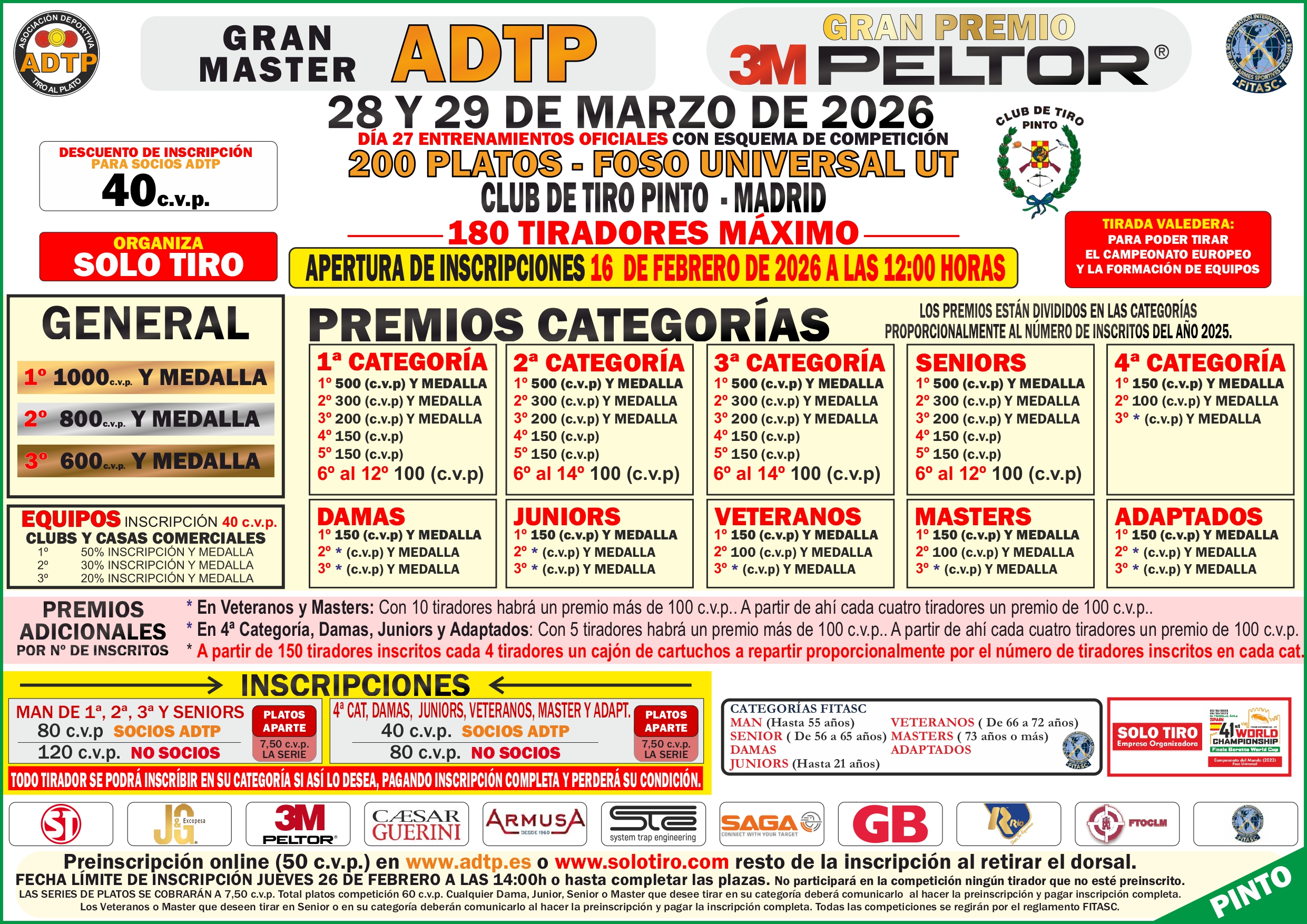 Gran Master ADTP – Gran Premio 3M Peltor en Pinto, Madrid.