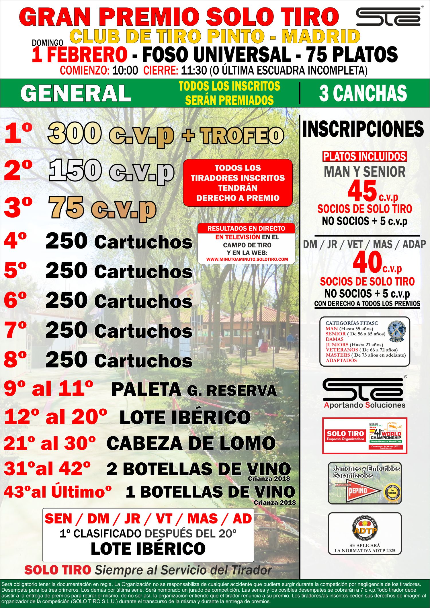 Gran Tirada SOLO TIRO STE F.U. en Pinto, Madrid.
