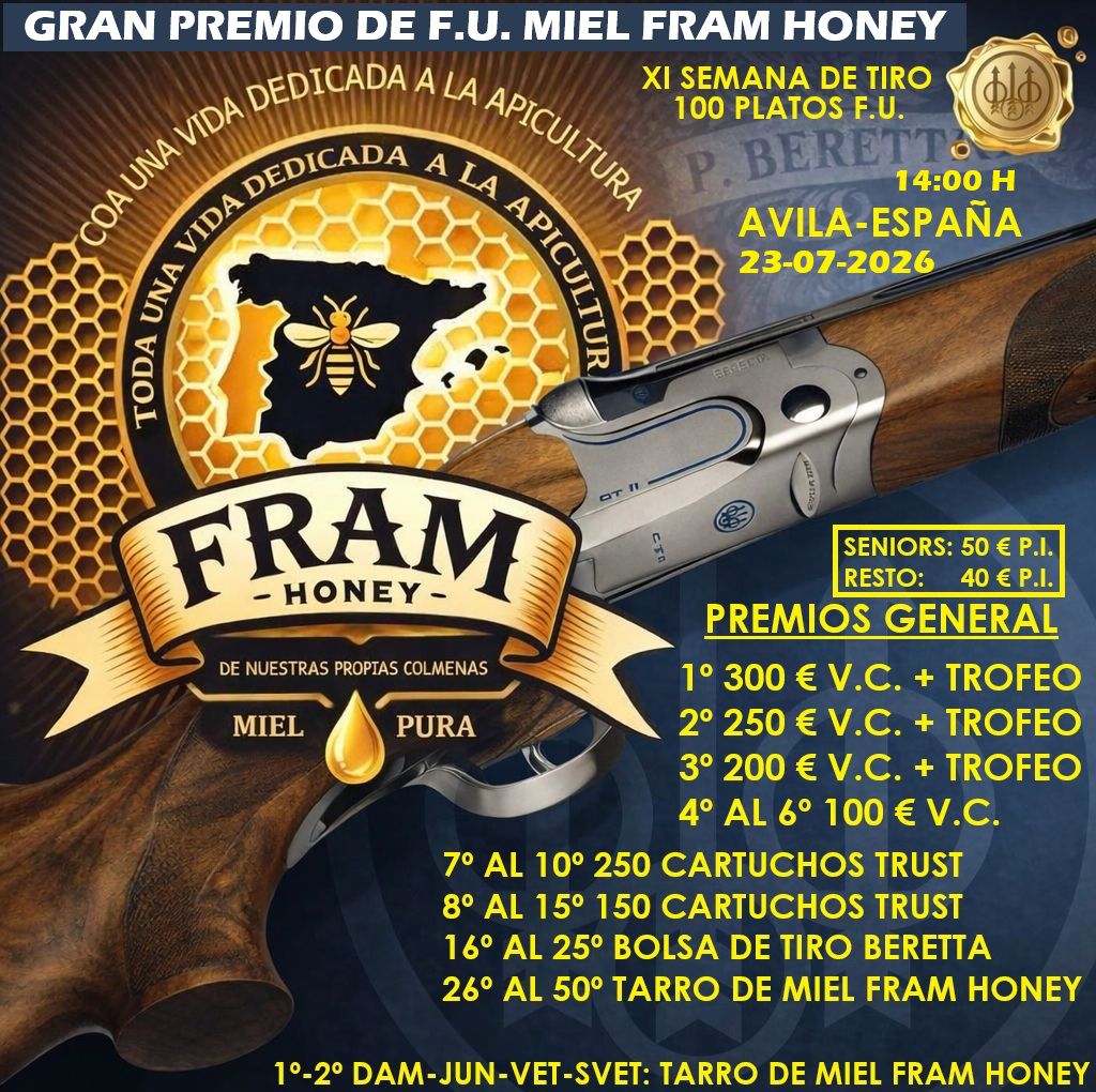 Gran Premio Miel Fram Honey F.U. en el Campo de Tiro El Fresnillo (Ávila).