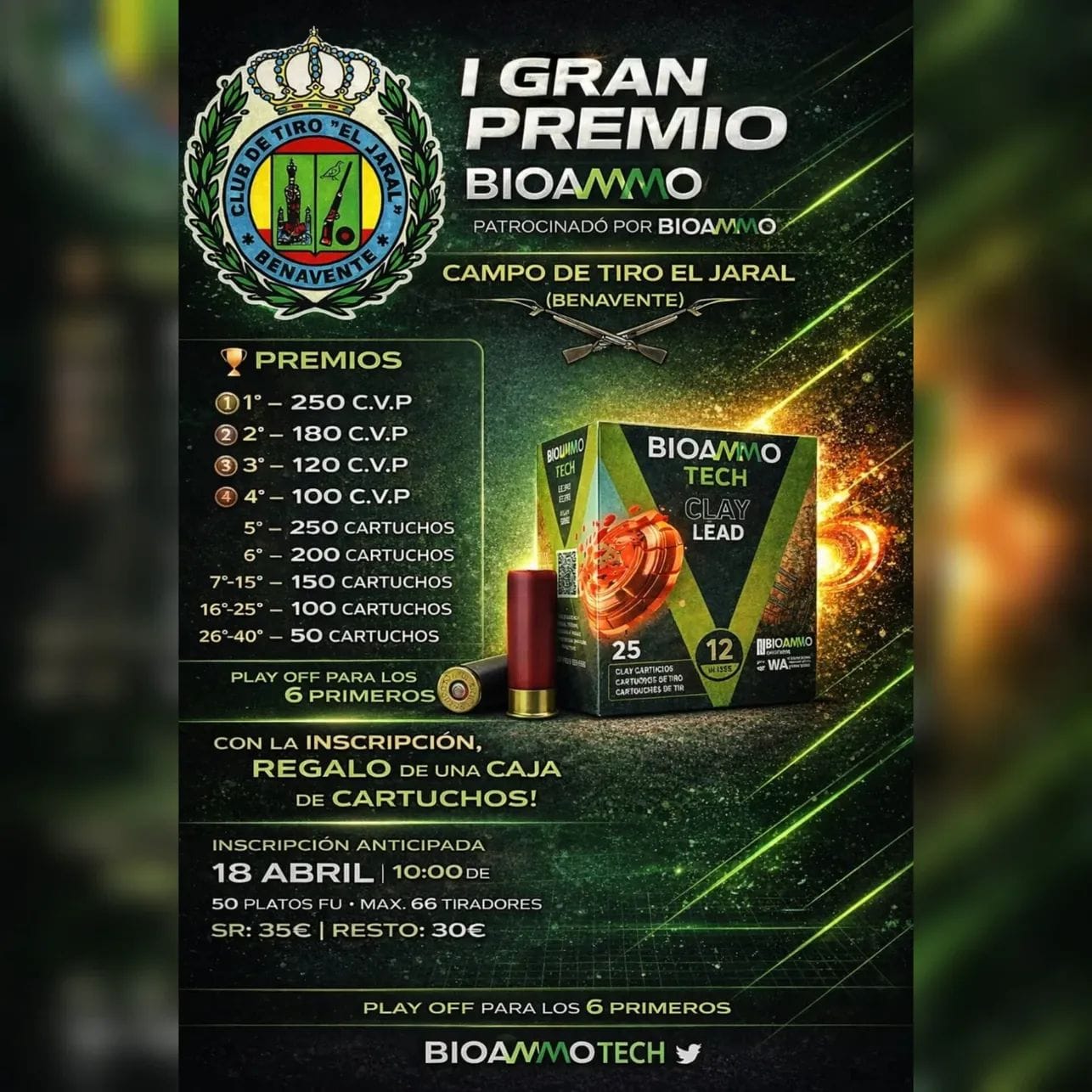 I Gran Premio Bioammo F.U. en el Club de Tiro El Jaral en Benavente (Zamora).