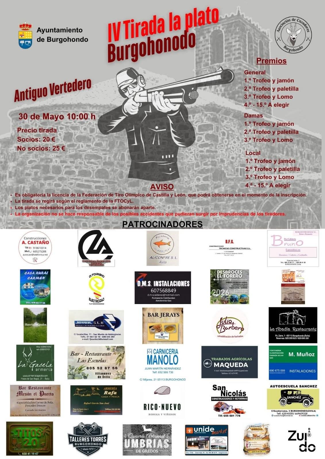 IV Tirada al Plato ROBOT en Burgohondo (Ávila).