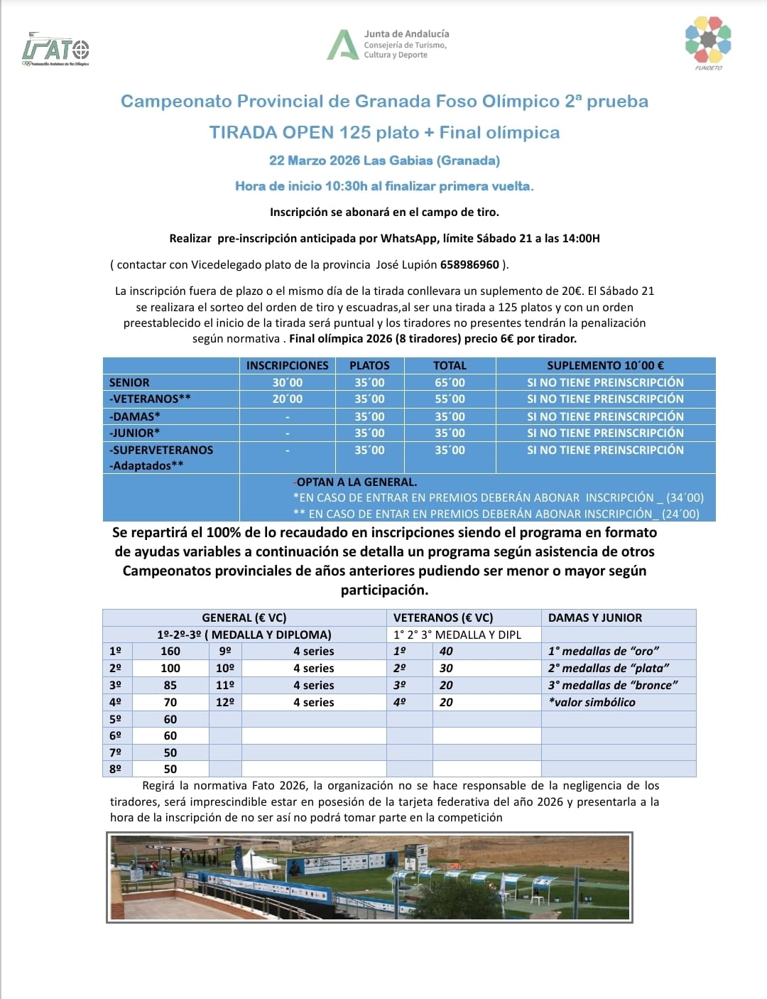 2ª Prueba del Campeonato Provincial de Granada F.O. en el C.E.A.R en Las Gabias (Granada).