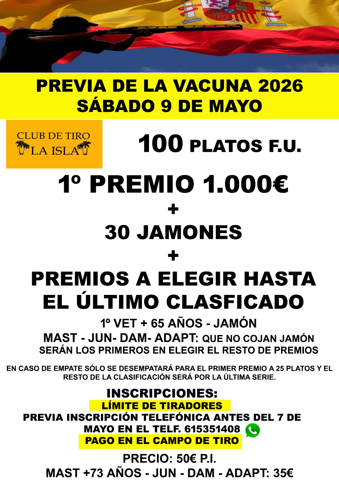 Previa de La Vacuna F.U. en el Campo de Tiro La Isla en Azután (Toledo).