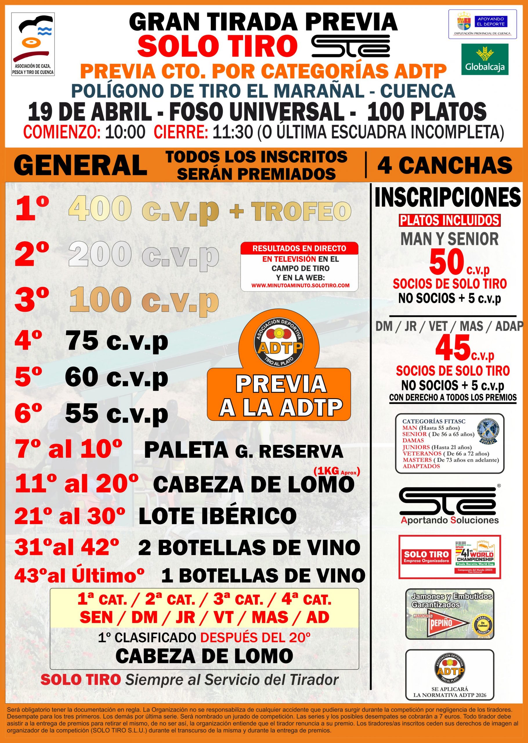 Gran Tirada SOLO TIRO Previa a la ADTP F.U. en Cuenca.