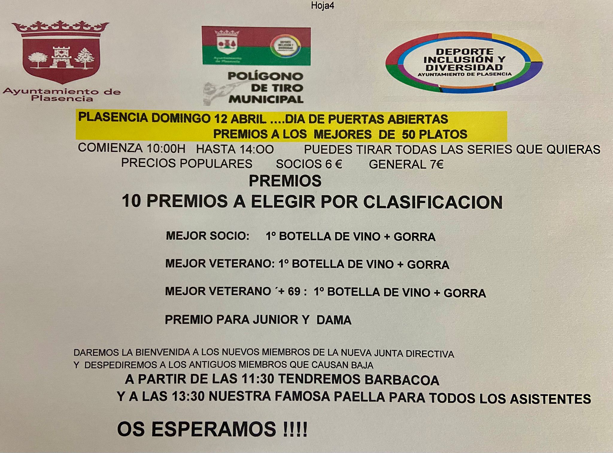 Jornada de Convivencia F.U. en el Polígono de Tiro Municipal de Plasencia (Cáceres).