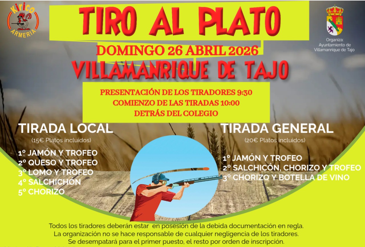 Tirada al Plato ROBOT en Villamanrique de Tajo (Madrid).