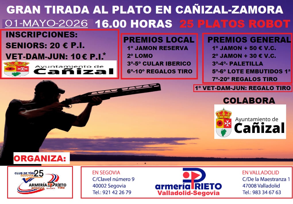 Gran Tirada al Plato ROBOT en Cañizal (Zamora).