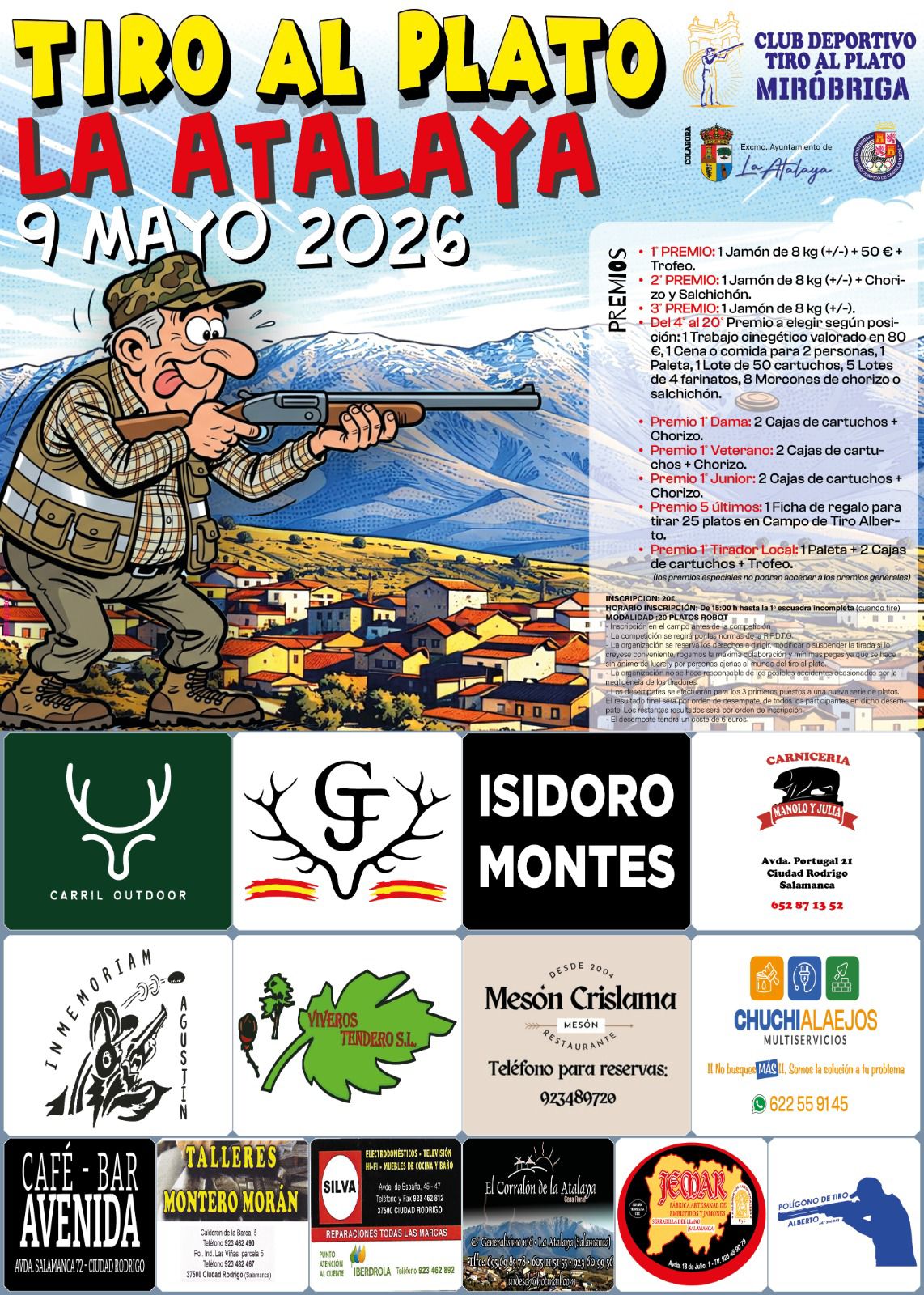 Tirada al Plato ROBOT en La Atalaya (Salamanca).