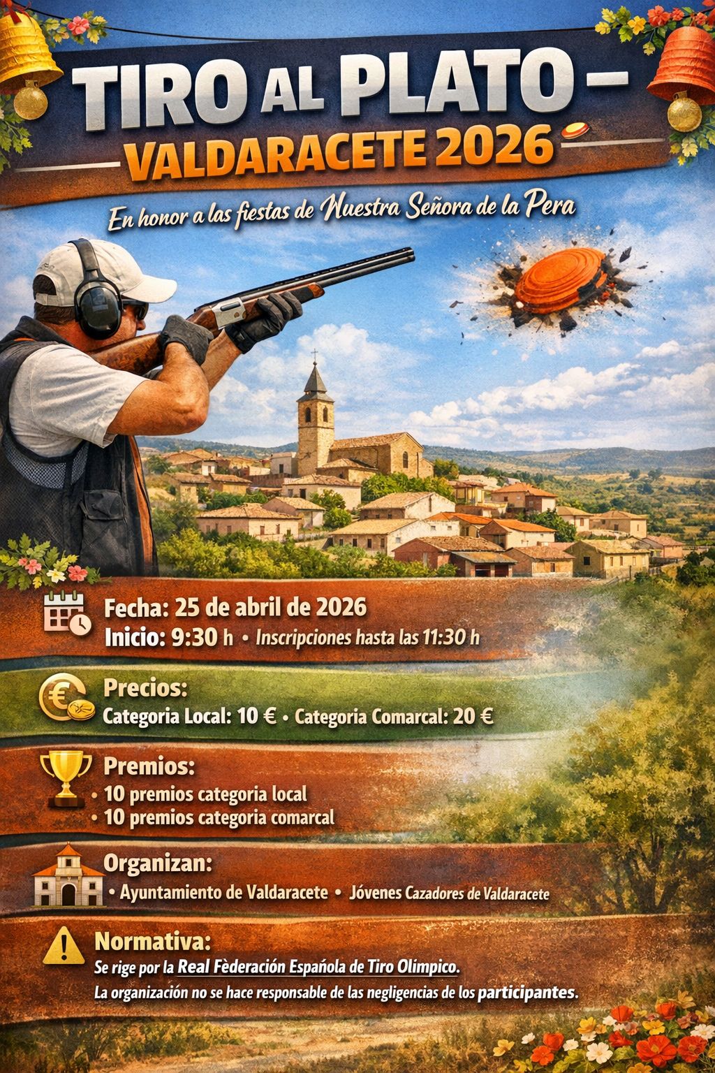 Tirada al Plato ROBOT en Valdaracete (Madrid).