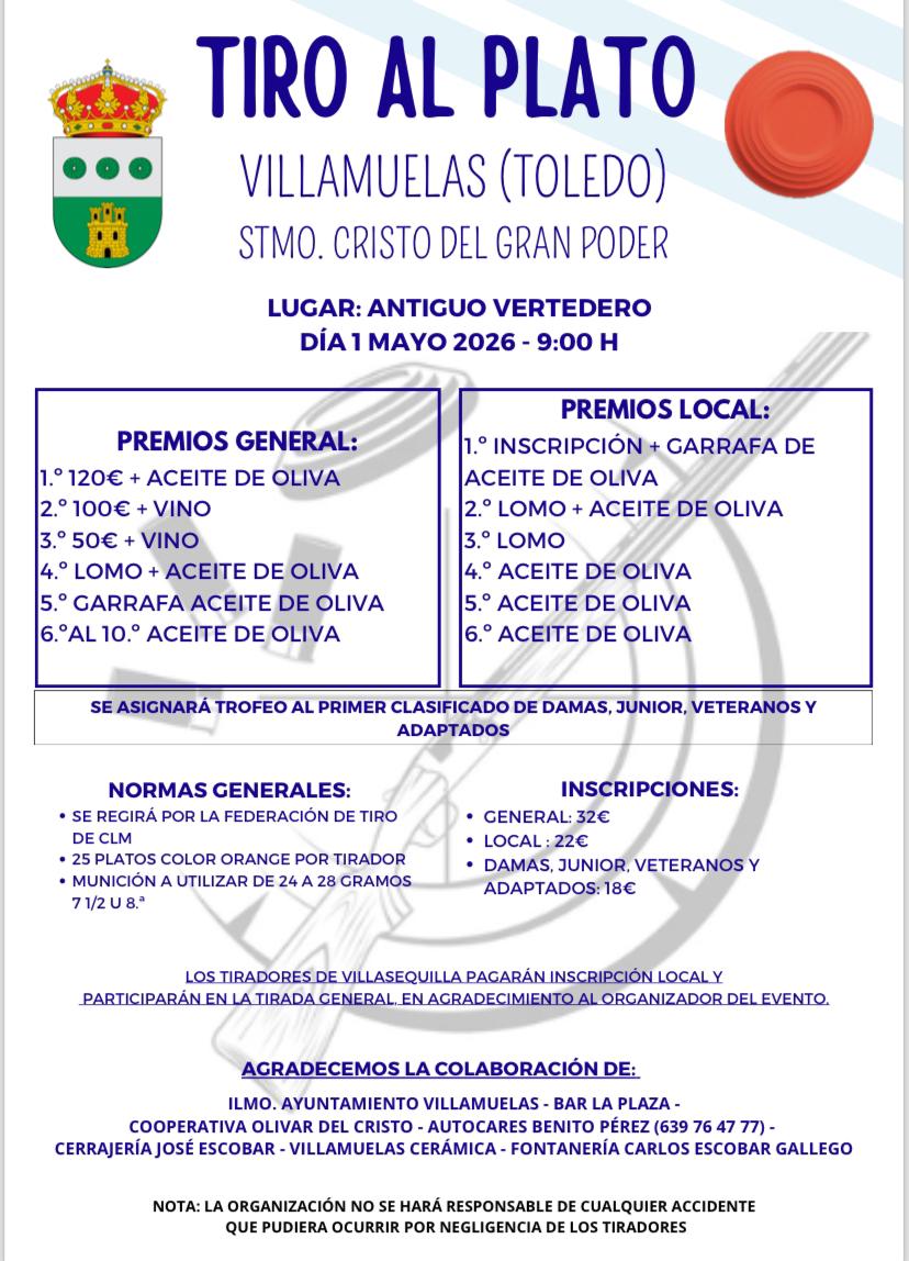Tirada al Plato ROBOT en Villamuelas (Toledo).