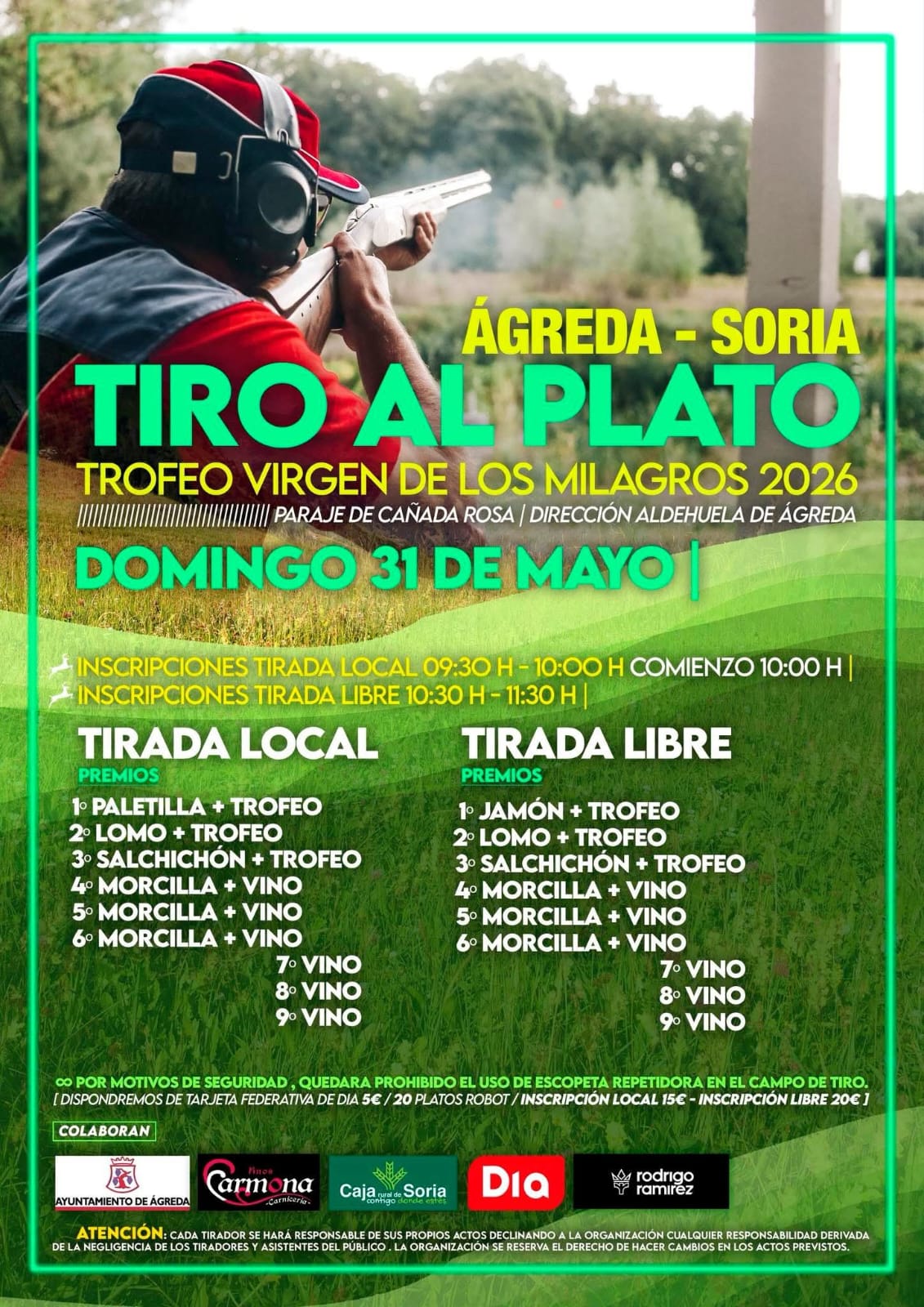Tirada al Plato ROBOT en Ágreda (Soria).