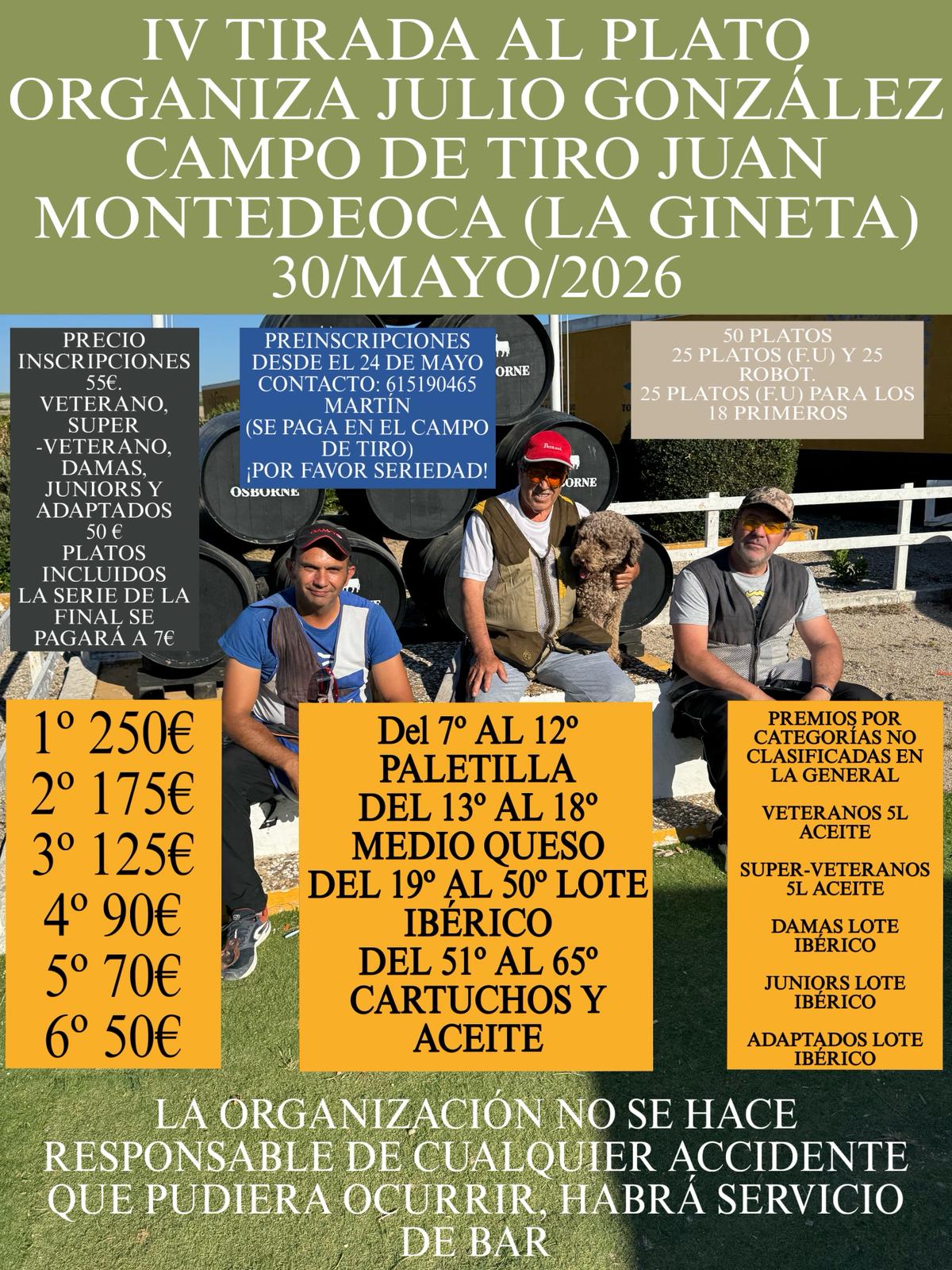 IV Tirada al Plato F.U. + ROBOT en el Campo de Tiro La Gineta en Los Barrios (Cádiz).