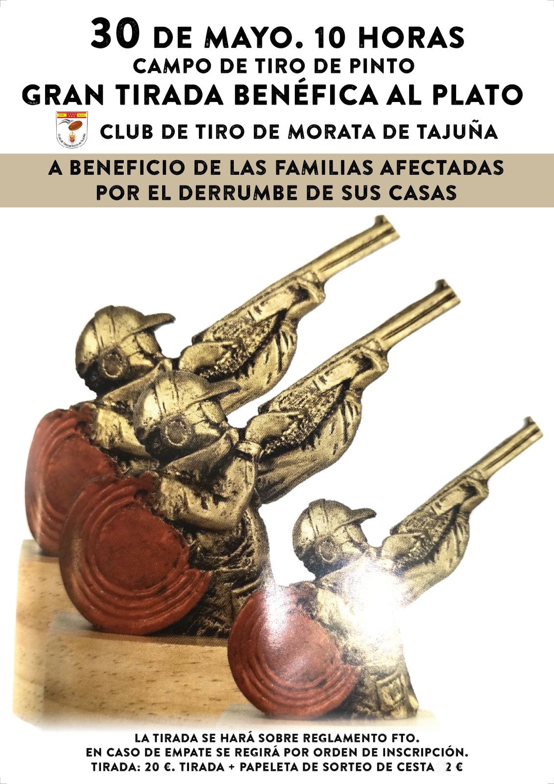Gran Tirada al Plato F.U. Benéfica en el Club de Tiro Pinto (Madrid).