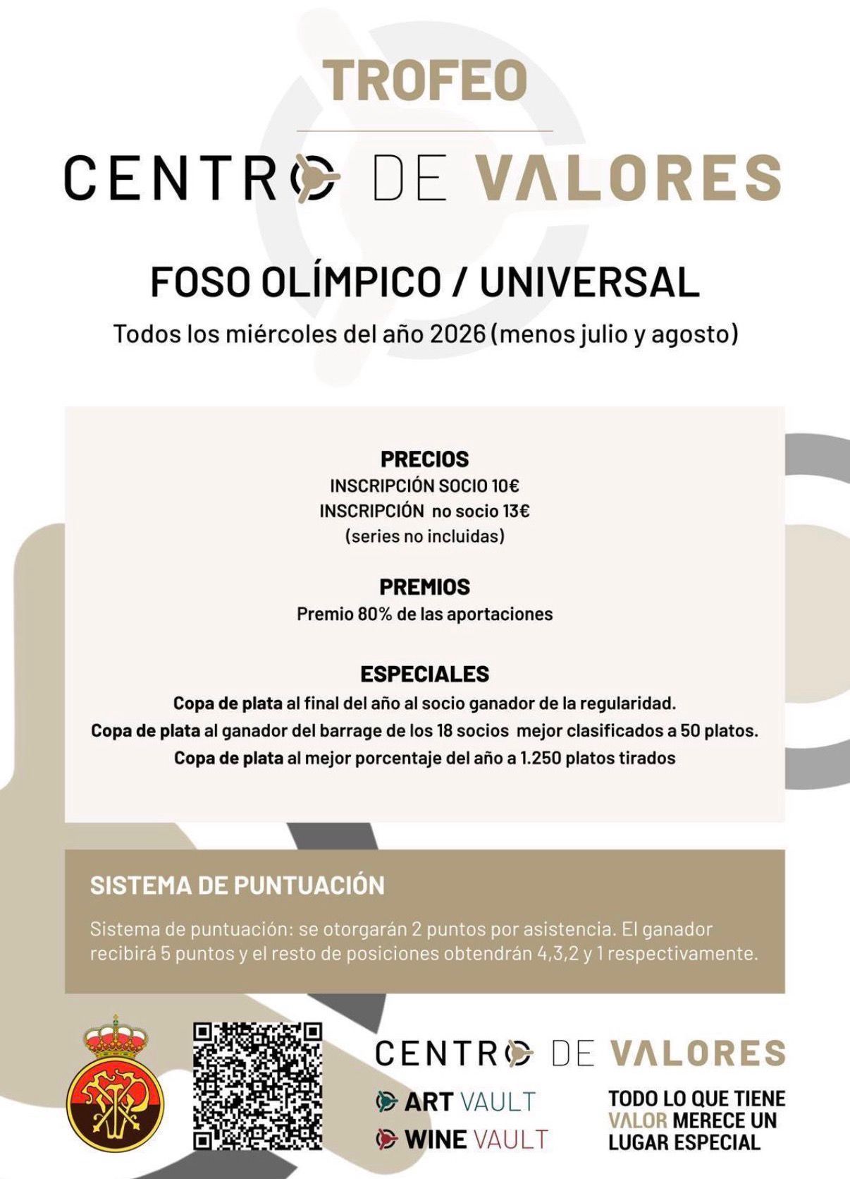 Trofeo Centro de Valores F.U. en el Campo de Tiro Somontes (Madrid).