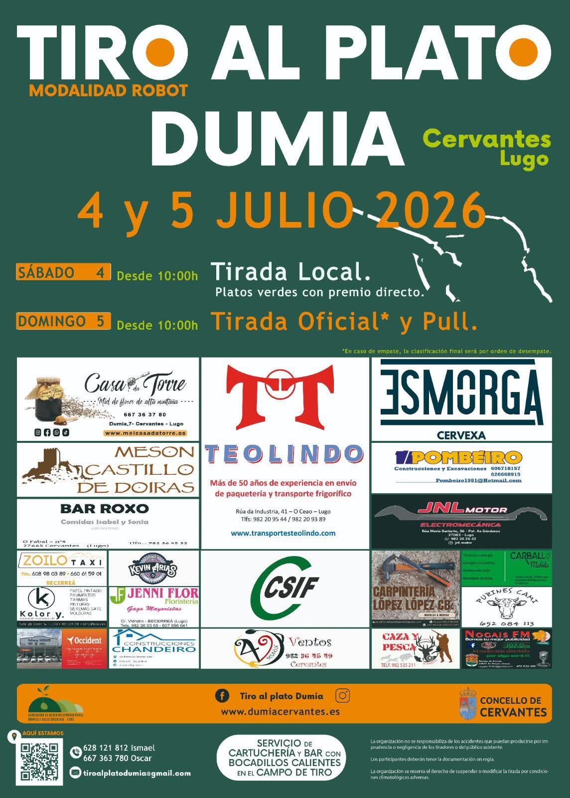 Tirada al Plato ROBOT en Dumia (Lugo).