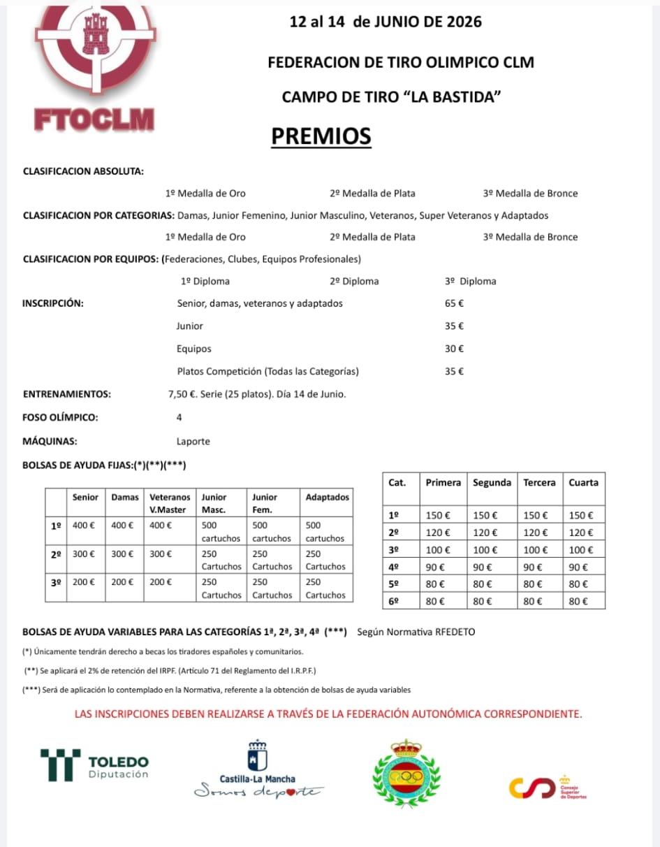 Copa de España F.O. en el Campo de Tiro La Bastida (Toledo).