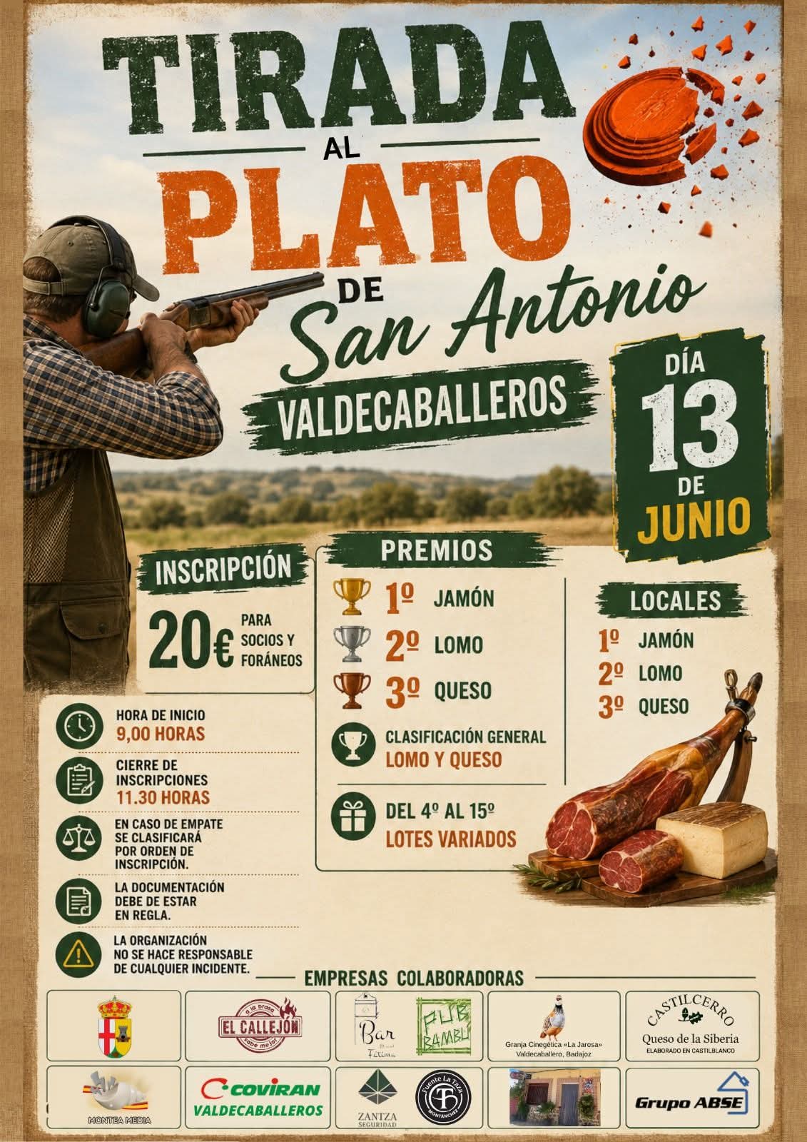 Tirada al Plato ROBOT en Valdecaballeros (Badajoz).