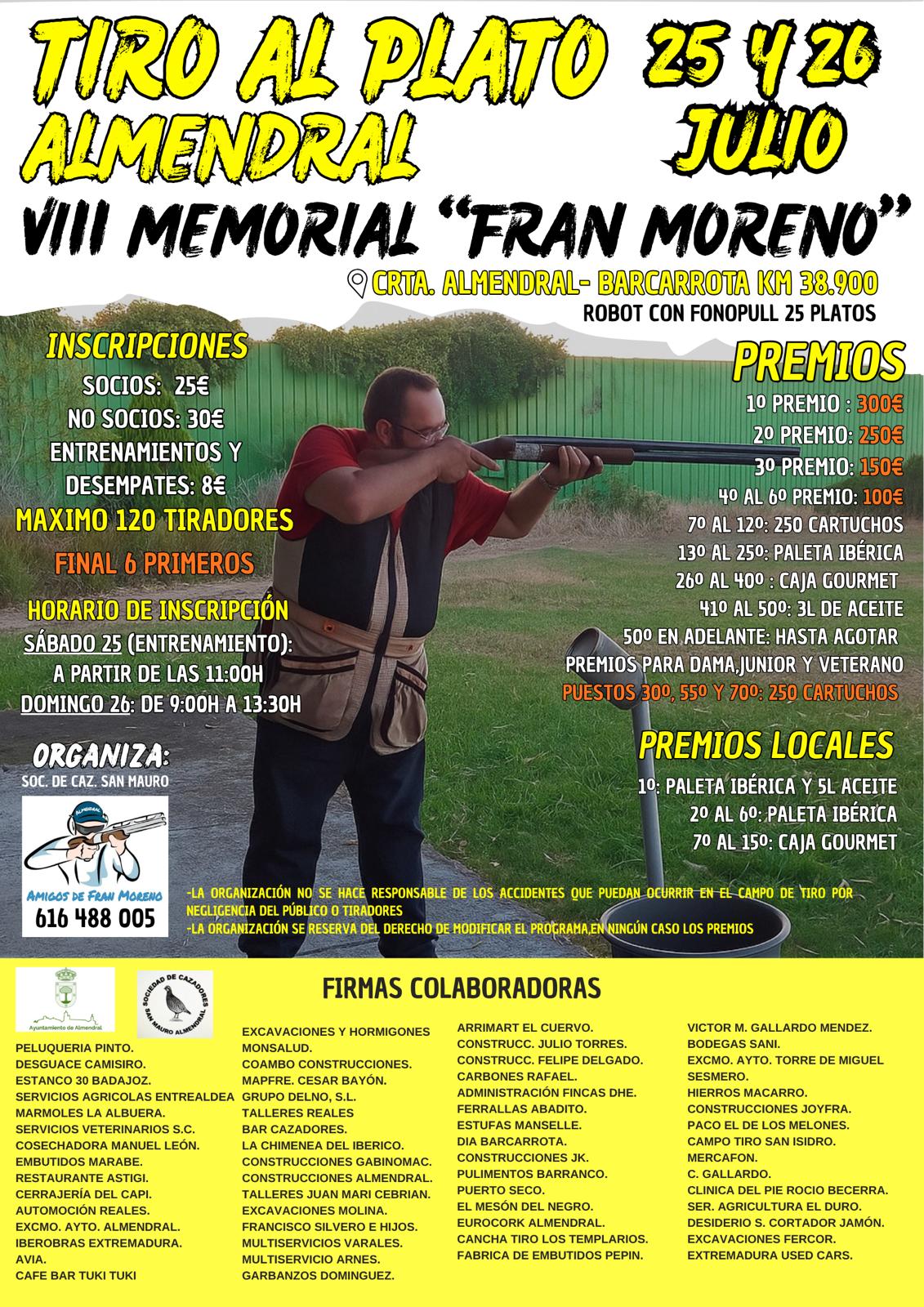 VIII Memorial «Fran Moreno» ROBOT en Almendral (Badajoz).