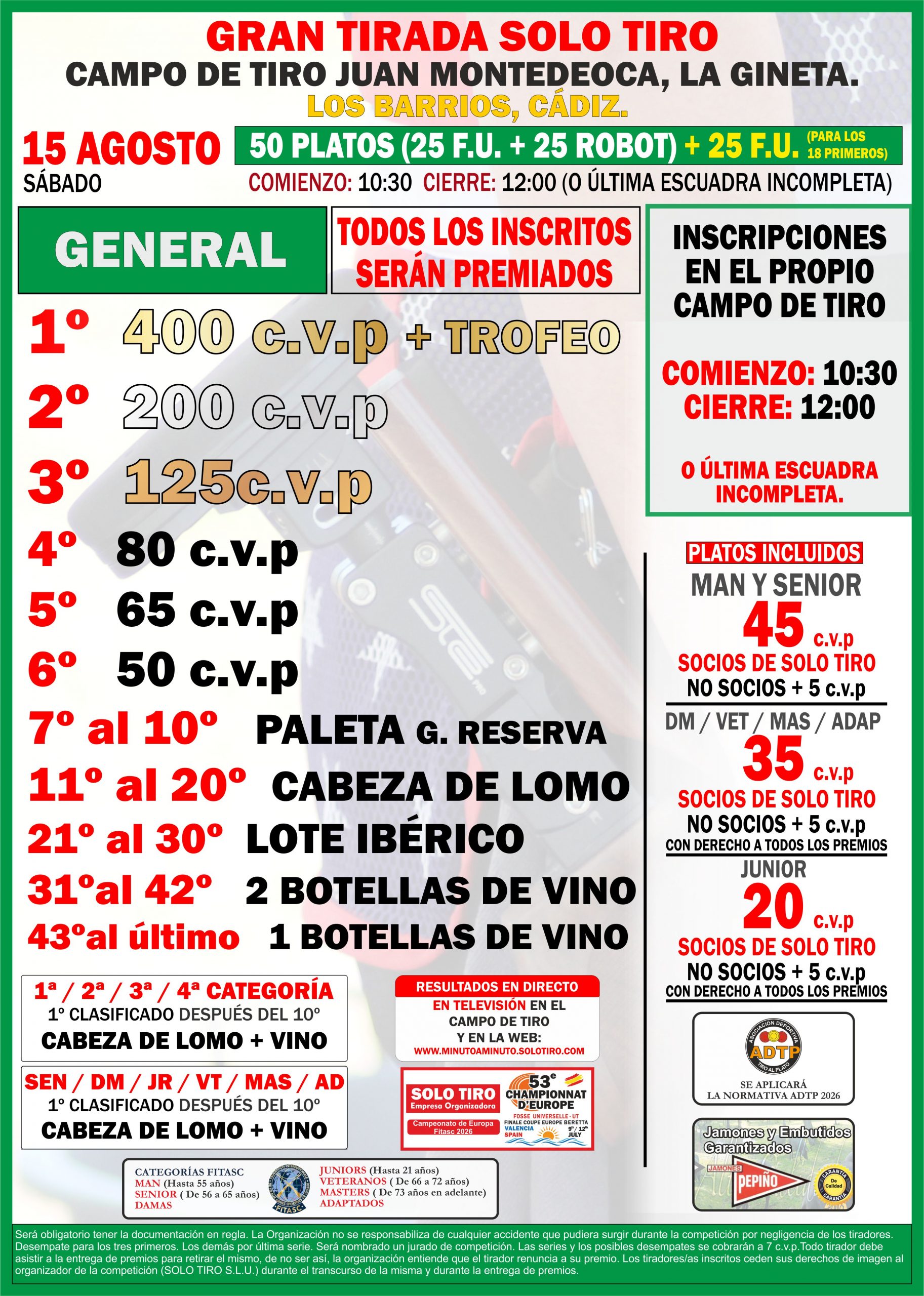 Gran Tirada SOLO TIRO F.U. + Robot en Los Barrios, Cádiz.