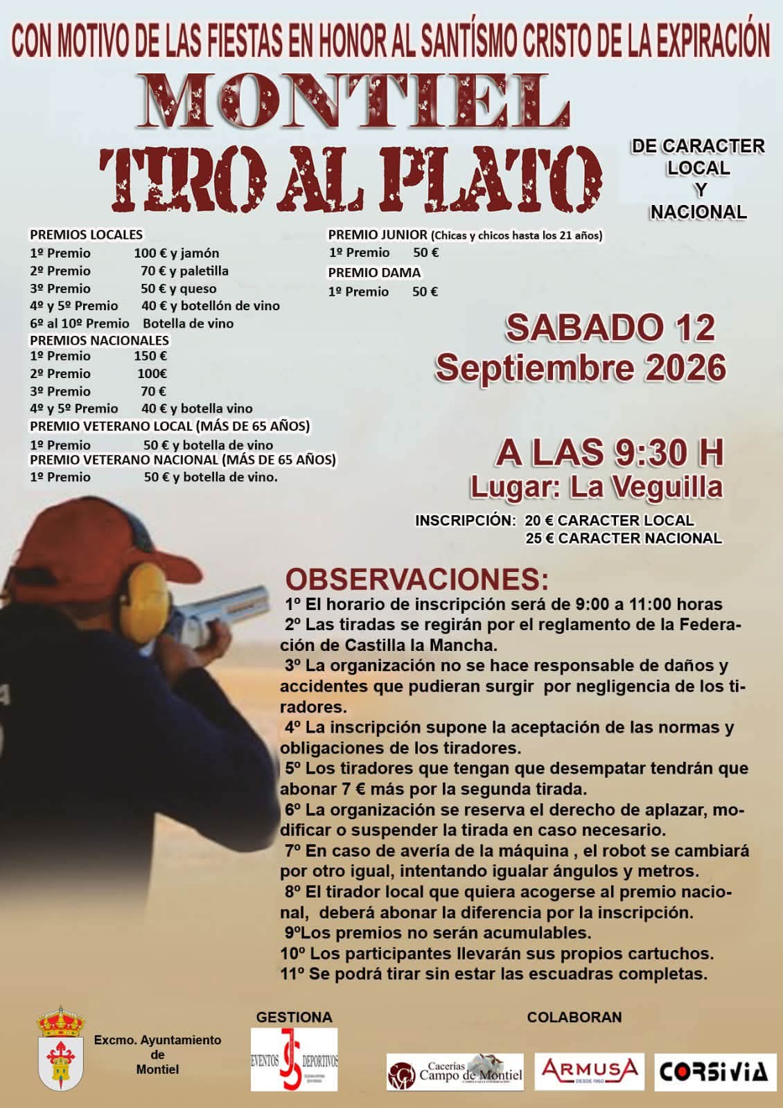 Tirada al Plato ROBOT en Montiel (Ciudad Real).