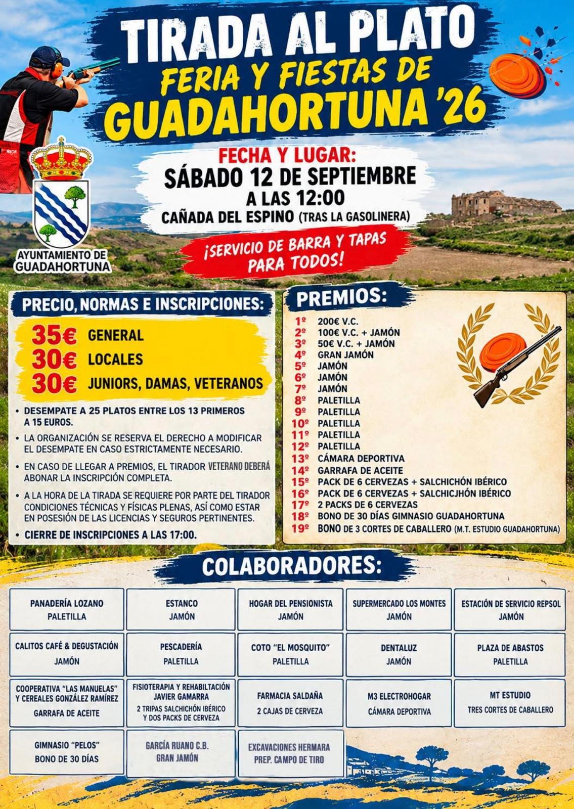 Tirada al Plato ROBOT en Guadahortuna (Granada).
