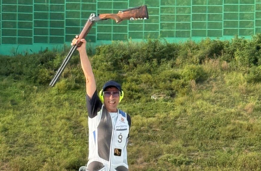 Melitón Briñas Campeón del Mundo Paratrap SG-U y record mundial en Corea del Sur