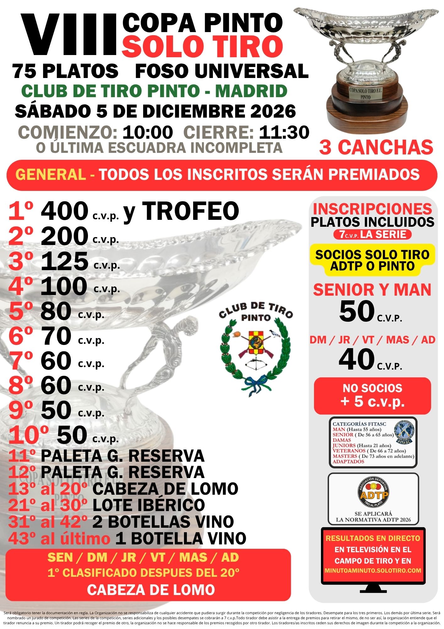 VIII Copa Pinto SOLO TIRO F.U. en Pinto, Madrid.